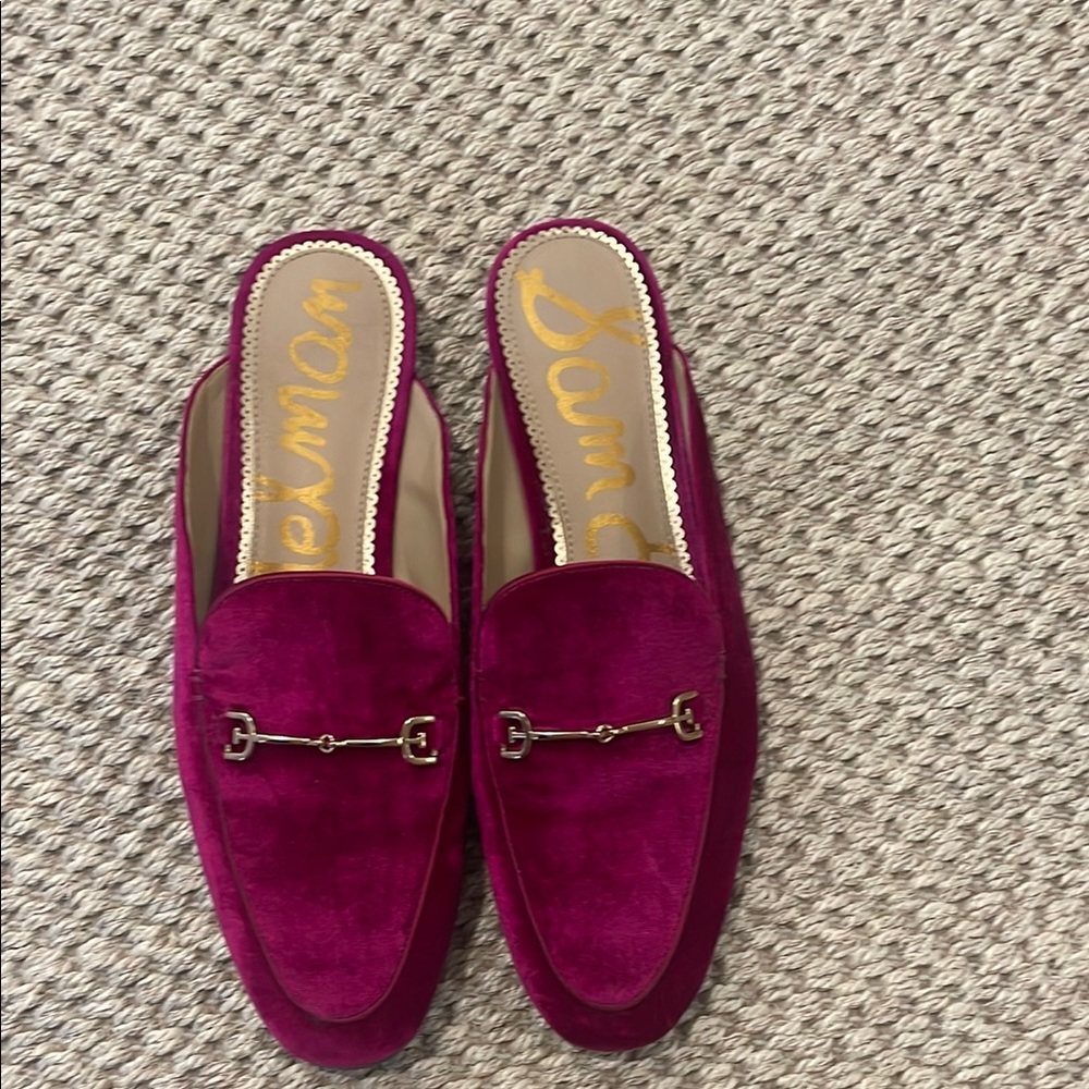 Sam Edelman Velvet Slides